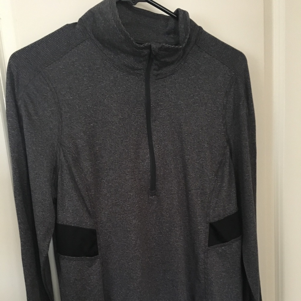 Half-zip long sleeve athletic top